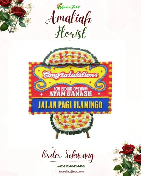 Sewa Papan Bunga Tanjung Mas