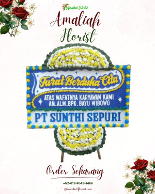 Papan Bunga Duka di Tanjung Mas